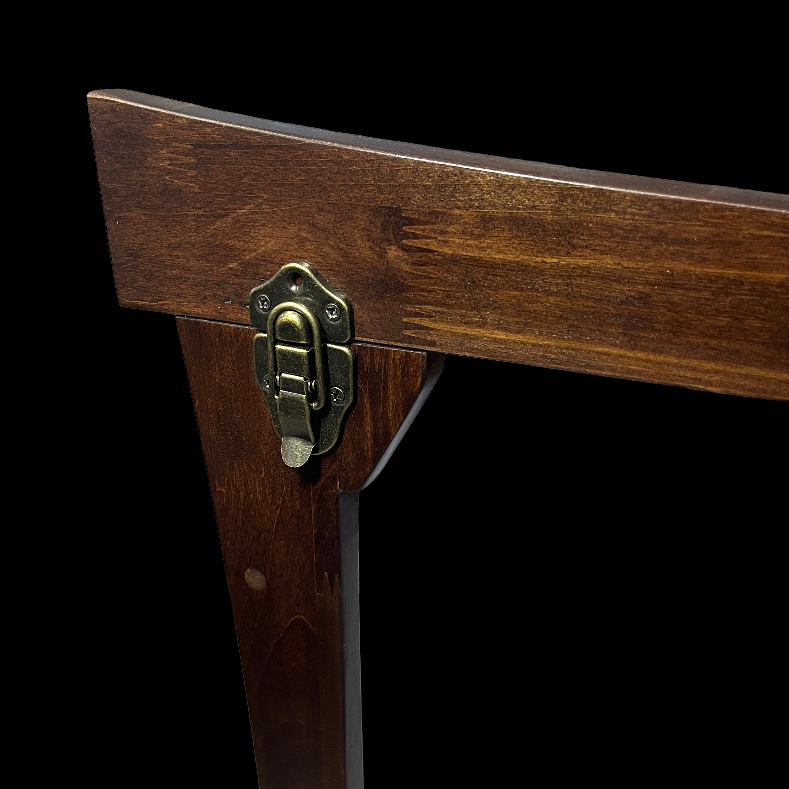 Large collapsable gong stand with carrying bag